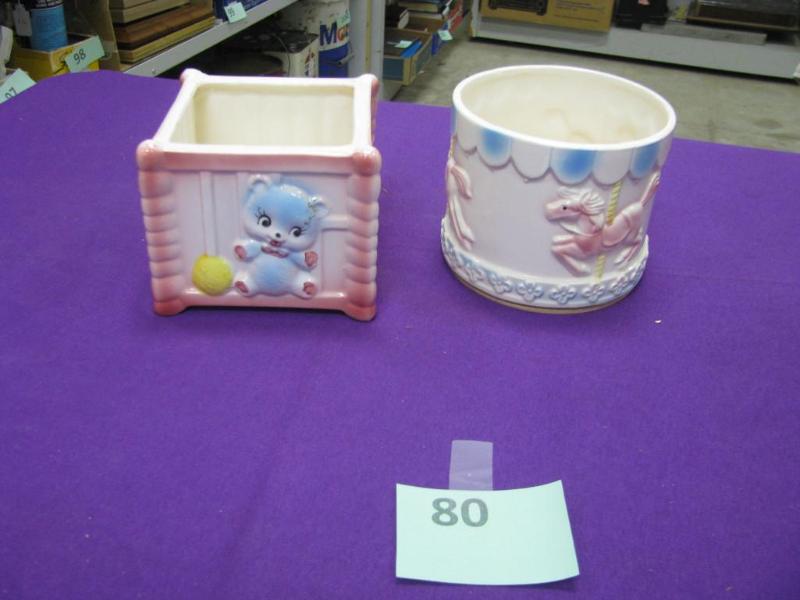 two vintage baby planters see photo...
