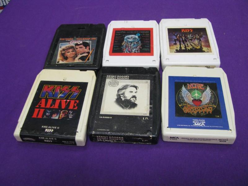 6 eight trakc tapes see photos for ...