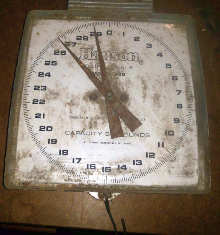 VINTAGE HANSON MODEL 60 ROUND HANGI...