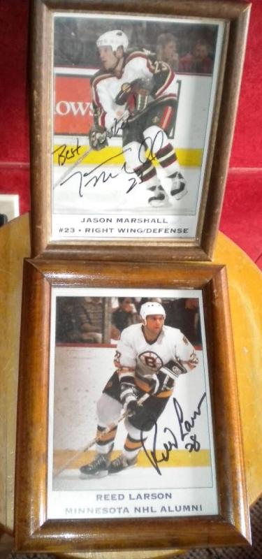 Set of 2 Autographed NHL players--J...