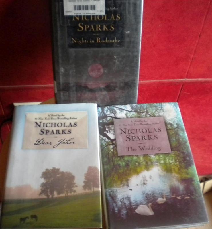 Lot of 3 Nicolas Sparks hardback bo...