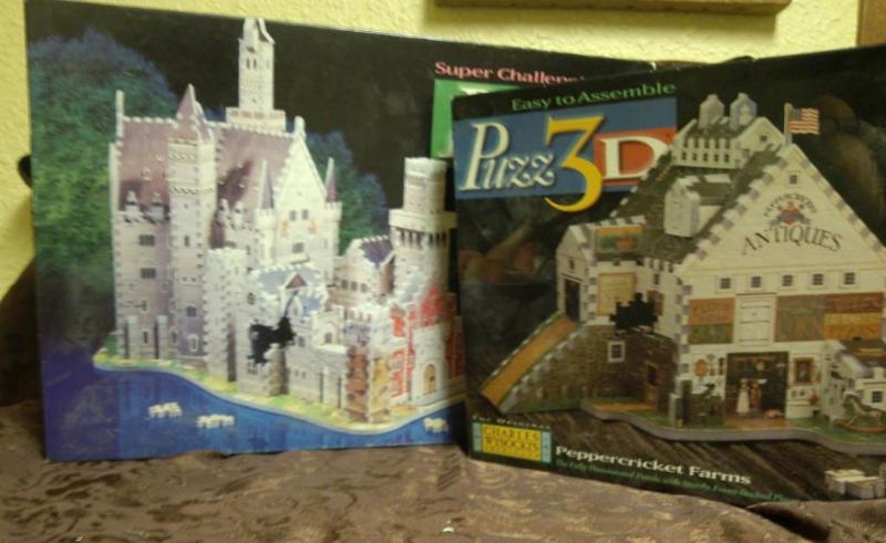 Set of 2 3D Puzzles...