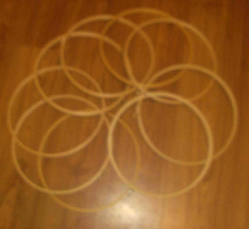 Lot of 10 12&quot embroidery hoops...