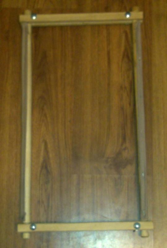 Large rectangle embroidery or cross...