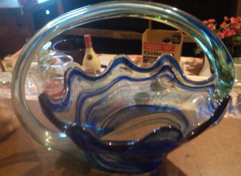 VINTAGE OKLAHOMA SOONER HAND BLOWN ...
