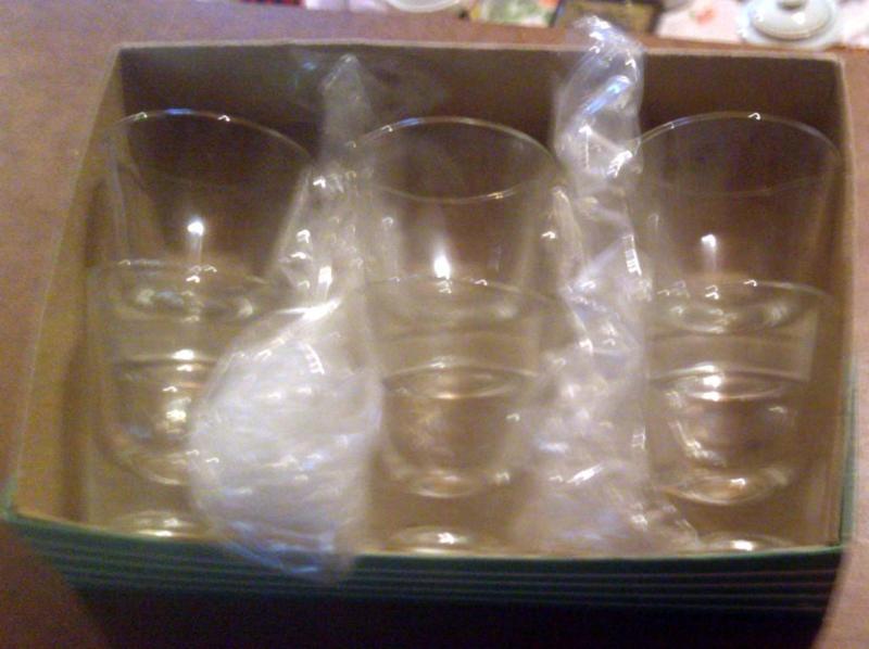 Set of 6 vintage shot glasses...
