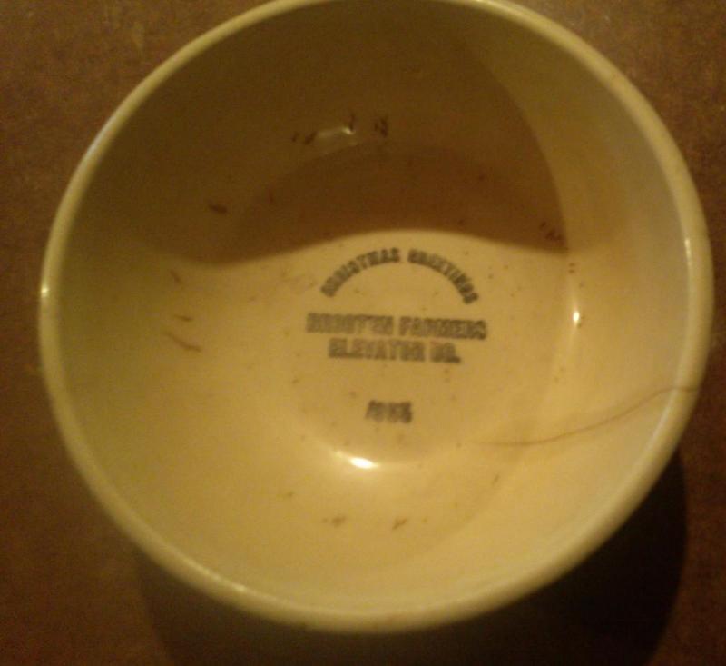 Beautiful vintage crock bowl, 1955...