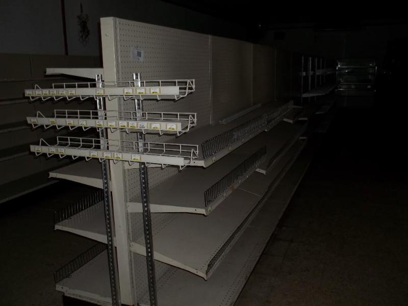 36 x 5 double sided shelving...