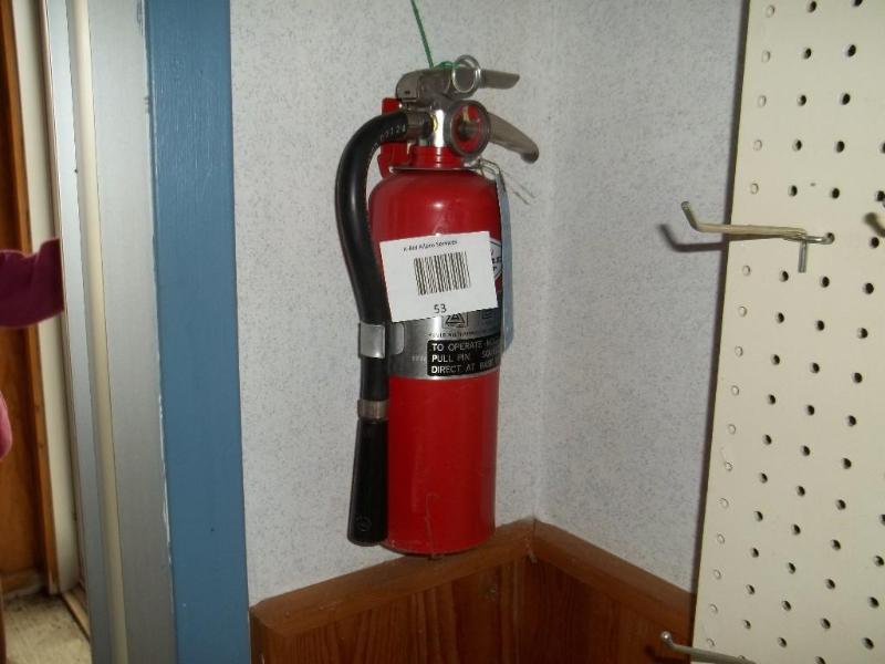 Fire extinguisher...