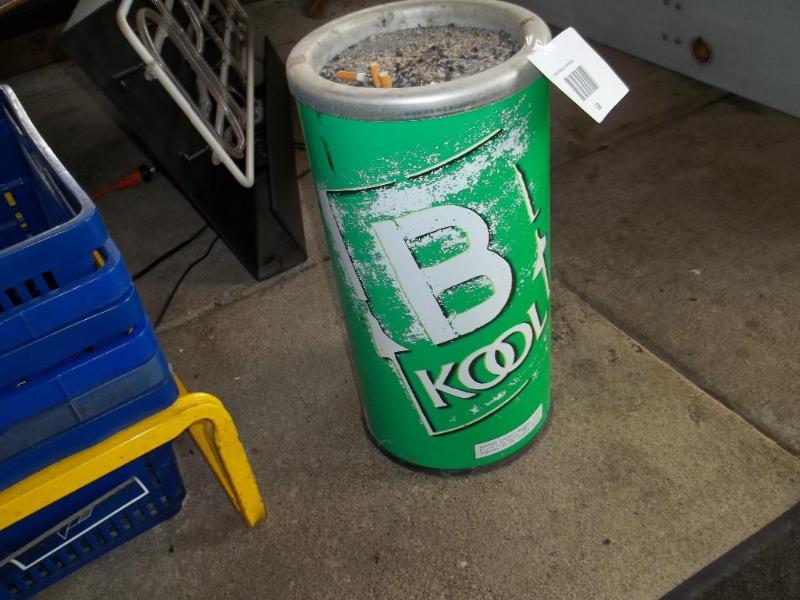 Kool outside ashtray...