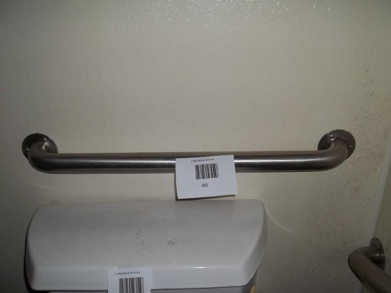 3 handicapped rails stainless steel...