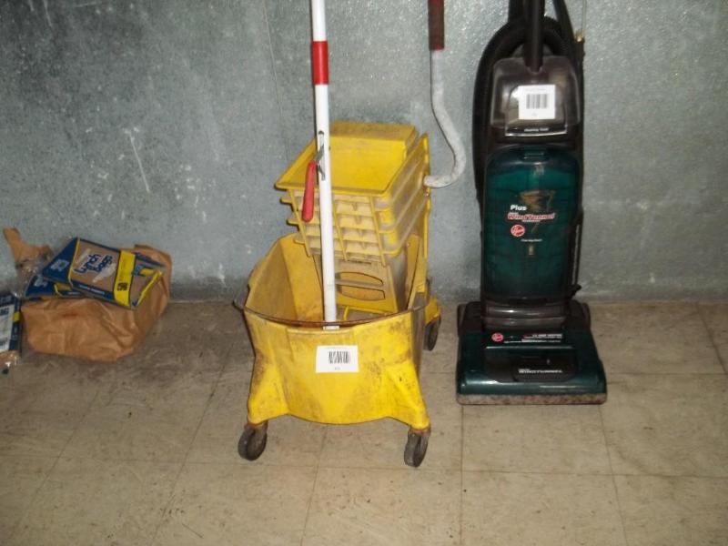 Mop bucket...