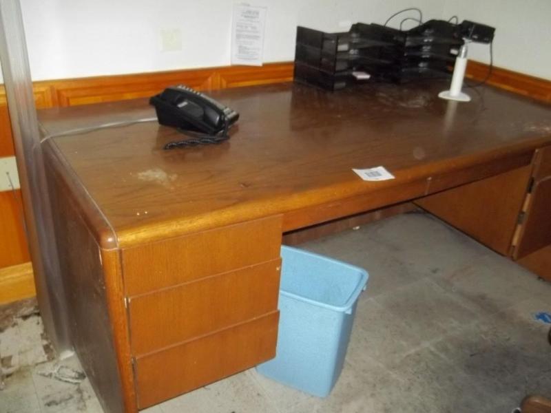 Desk 35 D x 71 W 6 drawers...