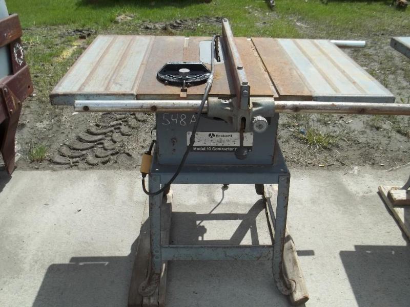 Rockwell Table Saw (548 A)...