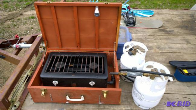 Dual Burner Propane Camp Grill, inc...