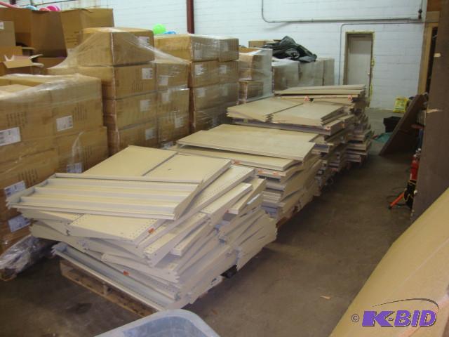Gondola Shelves, lot of 4 pallets, ...