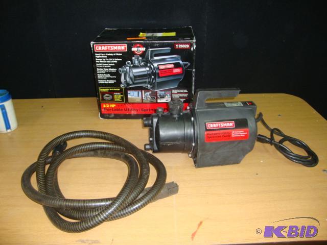 Craftsman Utility or Sprinkler Pump...