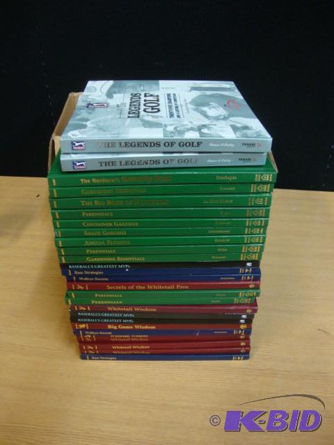 Large Lot of Hardcover Books, fishi...