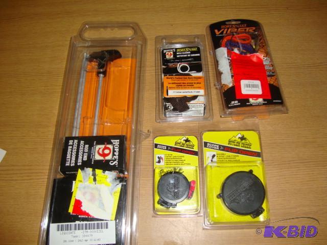 Lot of Rifle Accessories, cleaning ...