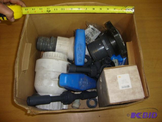 Lot of Large PVC Valves &amp Fitti...