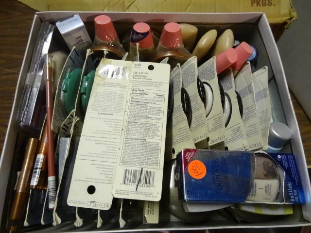 lot 103 image: 2 boxes of misc new make up...