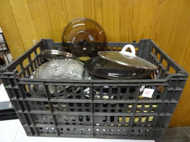 lot 122 image: Bin of misc kitchen ware...