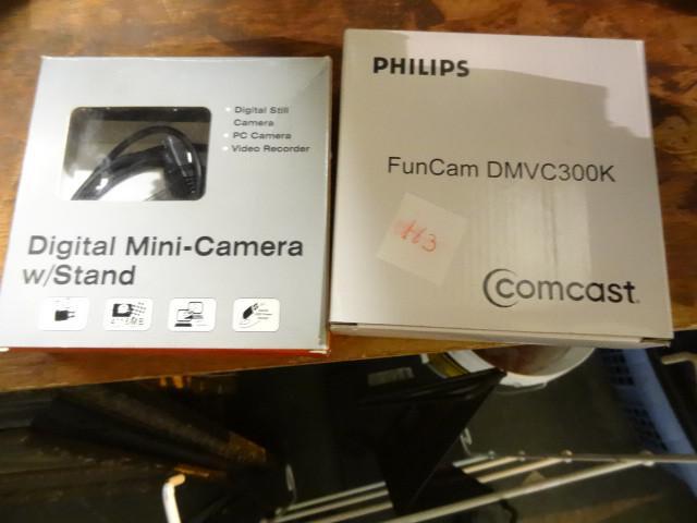 lot 163 image: Philips fun cam. Digital mini camer...