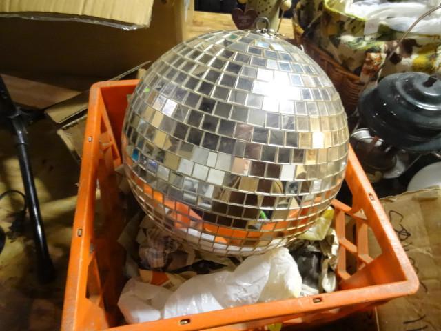 lot 166 image: Disco ball. Old style. Real mirrors...