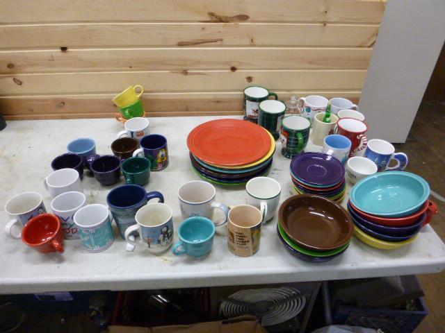 lot 100 image: Miscellaneous Coffee Mugs and Dishe...