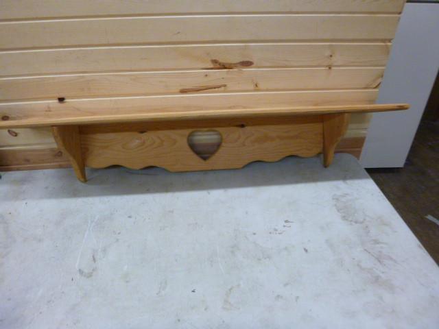 lot 105 image: 49" Shelf and Coat Rack...