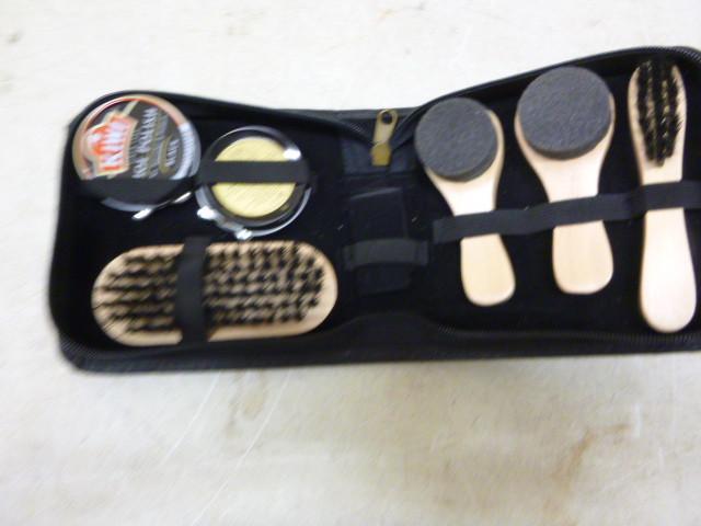 lot 124 image: Shoe Shine Kit...