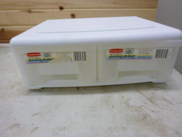 lot 126 image: 2 Drawer Storage Unit 6" X 16&...