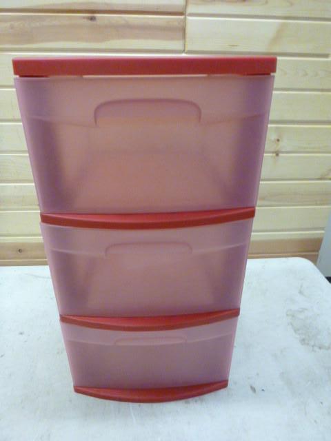 lot 127 image: 3 Drawer Storage Unit 24" X 12...