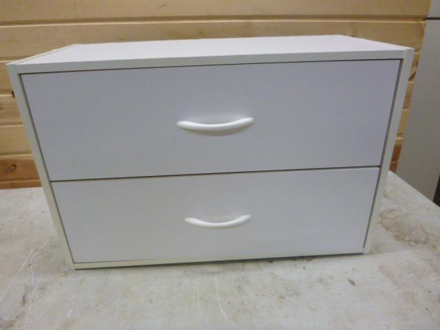 lot 132 image: 2 Drawer Storage Cabinet 16" X...