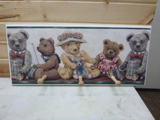 lot 196 image: 24 12" Bear Coat Rack...