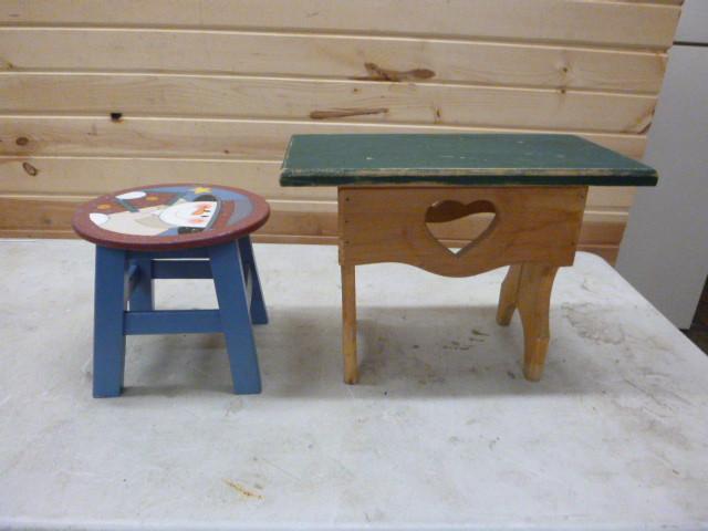 lot 230 image: 2 Small Stools...