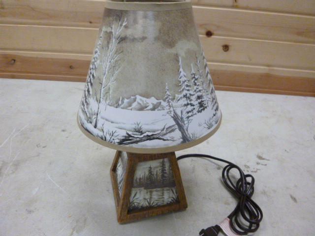 lot 255 image: Wilderness Table Lamp...