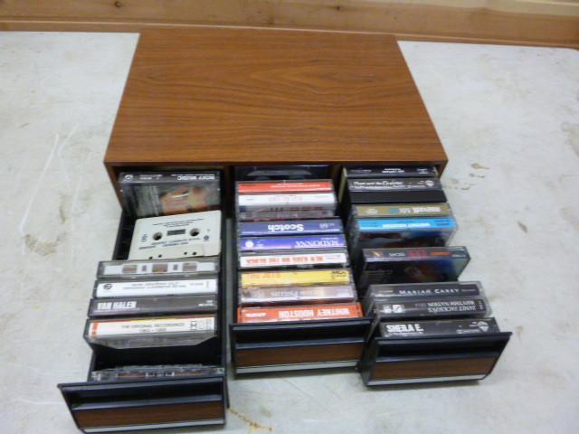 lot 27 image: Cassette Case with Miscellaneous Ca...