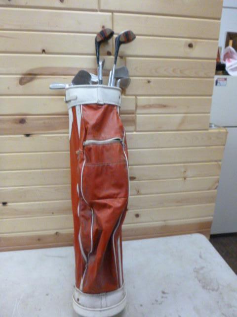 lot 270 image: Golf Bag With 3 Drivers and 8 Irons...
