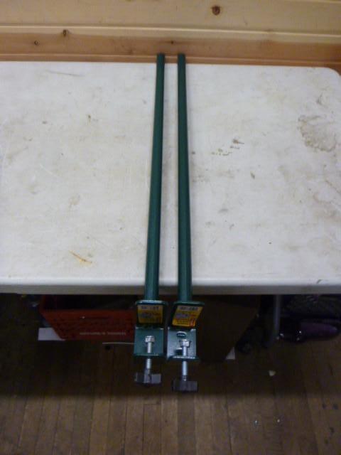 lot 282 image: 2 Clamp-On Deck Poles...