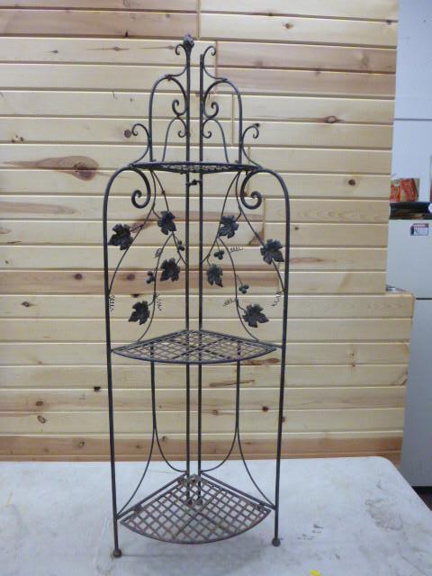 lot 300 image: Metal Garden Shelf 54" High...