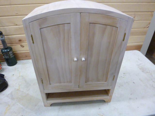 lot 37 image: Small Storage Shelf Unfinished - 24...
