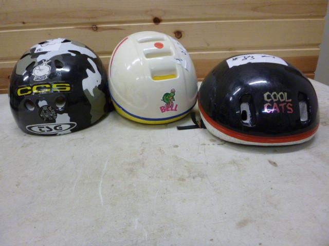 lot 64 image: 3 Helmets...