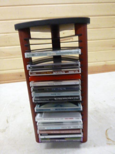 lot 84 image: CD Rack with Miscellaneous CDs...