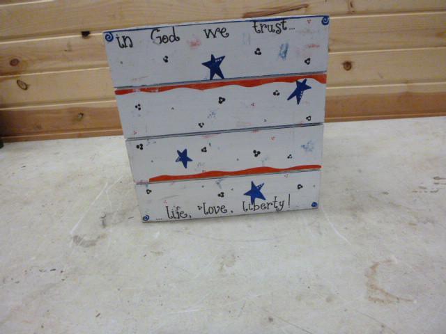 lot 98 image: Small Wooden Crate 12" X 11&qu...