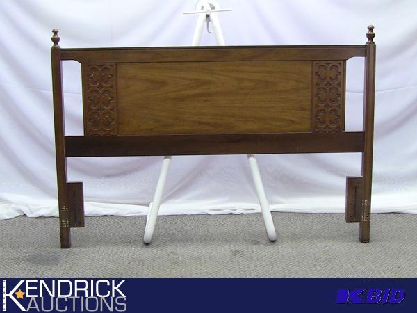 lot 10 image: Vintage Lenoir HouseBroyhill Queen Sized Headboard