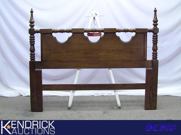 lot 15 image: Vintage Solid Wood Queen Sized Headboard