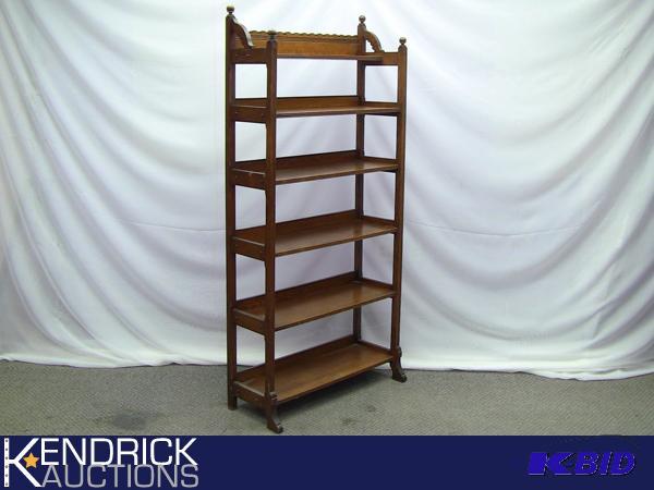 lot 17 image: Antique Solid Wood Book Shelf