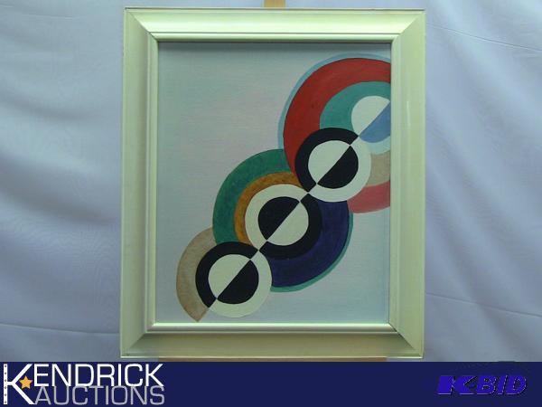 lot 35 image: Abstract Art Oil Painting