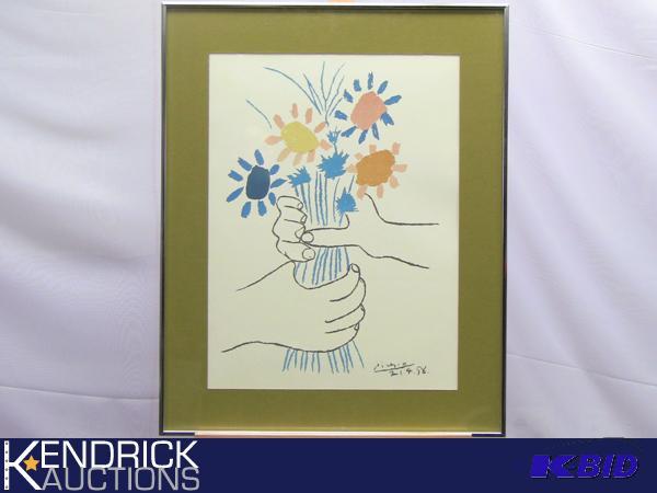 lot 36 image: Vintage Picasso Lithograph
